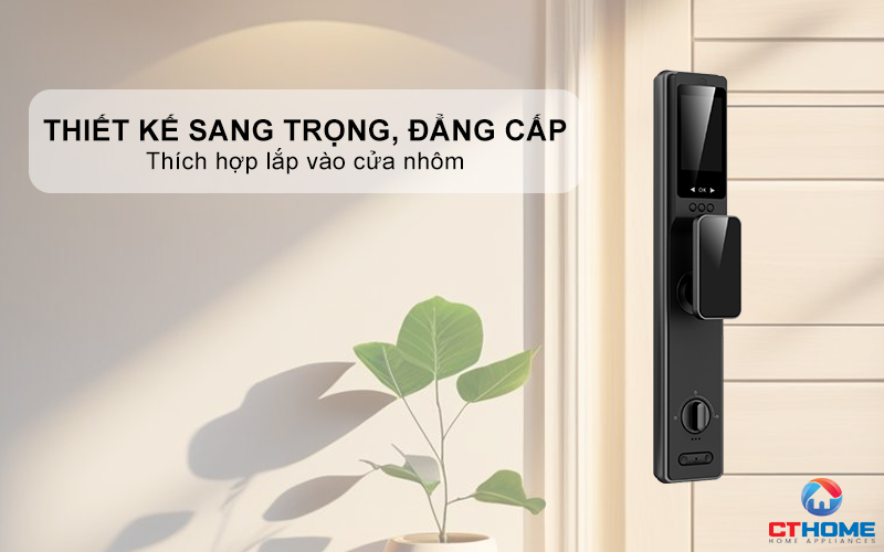 KHOÁ CỬA THÔNG MINH AVOLOCK AL 82FRVT CẢM BIẾN VÂN TAY, KHUÔN MẶT MÀU ĐEN AL82FRVT 1