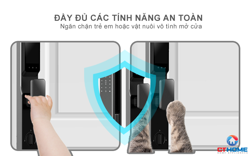KHOÁ CỬA THÔNG MINH AVOLOCK AL 84FRVT CẢM BIẾN VÂN TAY, KHUÔN MẶT MÀU ĐEN AL84FRVT 10