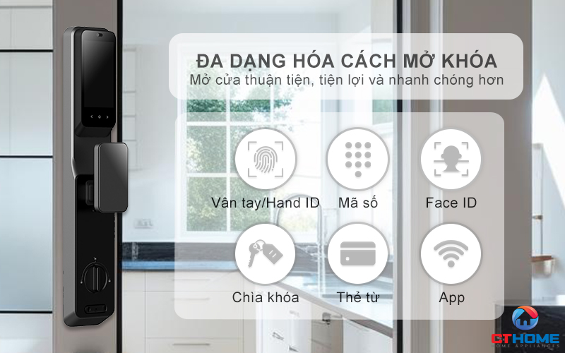 KHOÁ CỬA THÔNG MINH AVOLOCK AL 84FRVT CẢM BIẾN VÂN TAY, KHUÔN MẶT MÀU ĐEN AL84FRVT 11