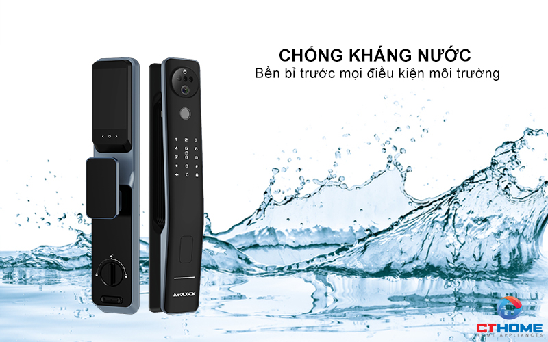 KHOÁ CỬA THÔNG MINH AVOLOCK AL 85FRVT CẢM BIẾN VÂN TAY, KHUÔN MẶT MÀU ĐEN AL85FRVT 6