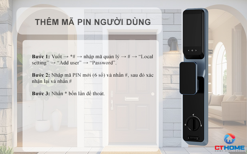 KHOÁ CỬA THÔNG MINH AVOLOCK AL 85FRVT CẢM BIẾN VÂN TAY, KHUÔN MẶT MÀU ĐEN AL85FRVT 8
