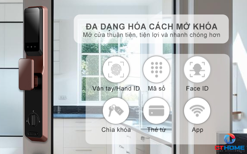 KHOÁ CỬA THÔNG MINH AVOLOCK AL 87FRV CẢM BIẾN VÂN TAY, KHUÔN MẶT AL87FRV 11