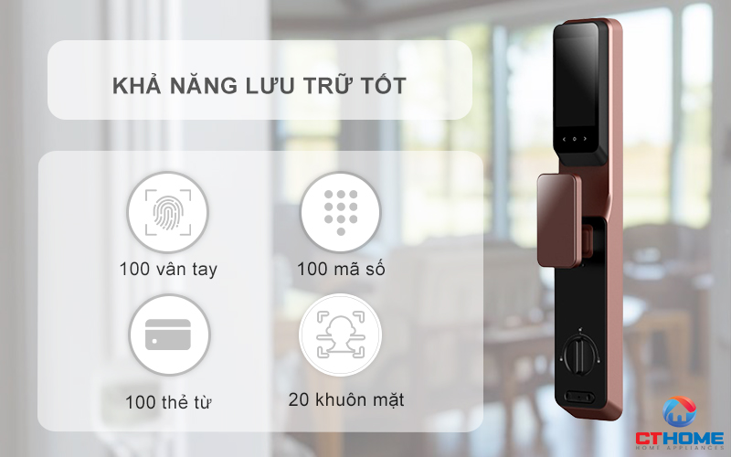 KHOÁ CỬA THÔNG MINH AVOLOCK AL 87FRV CẢM BIẾN VÂN TAY, KHUÔN MẶT AL87FRV 12
