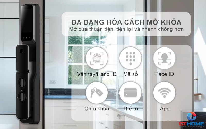 KHOÁ CỬA THÔNG MINH AVOLOCK AL 88TRV CẢM BIẾN VÂN TAY, KHUÔN MẶT AL88TRV 11