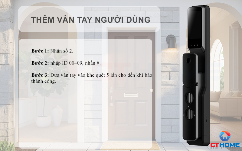 KHOÁ CỬA THÔNG MINH AVOLOCK AL 88TRV CẢM BIẾN VÂN TAY, KHUÔN MẶT AL88TRV 8