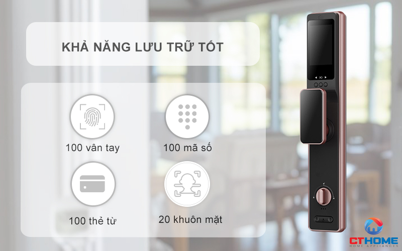 KHOÁ CỬA THÔNG MINH AVOLOCK AL 89FRV CẢM BIẾN VÂN TAY, KHUÔN MẶT AL89FRV 12