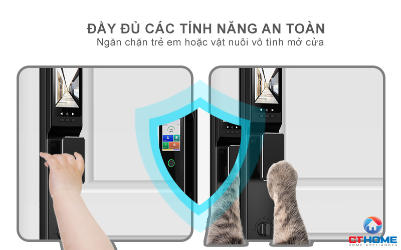 KHOÁ CỬA THÔNG MINH AVOLOCK AL 77TFV CẢM BIẾN VÂN TAY, KHUÔN MẶT MÀU ĐEN AL77TFV 10