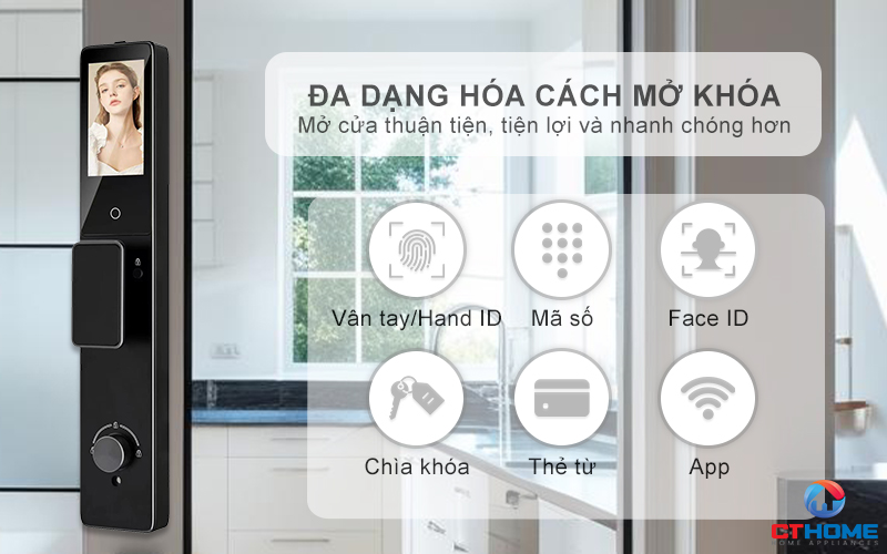 KHOÁ CỬA THÔNG MINH AVOLOCK AL 78TFV CẢM BIẾN VÂN TAY, KHUÔN MẶT AL78TFV 11