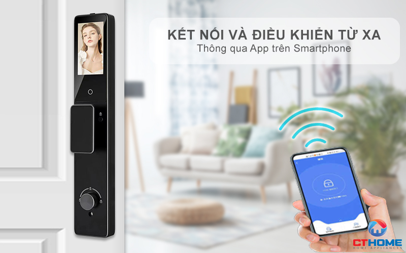 KHOÁ CỬA THÔNG MINH AVOLOCK AL 78TFV CẢM BIẾN VÂN TAY, KHUÔN MẶT AL78TFV 9