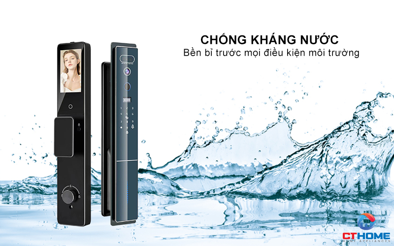 KHOÁ CỬA THÔNG MINH AVOLOCK AL 78TFV CẢM BIẾN VÂN TAY, KHUÔN MẶT AL78TFV 5