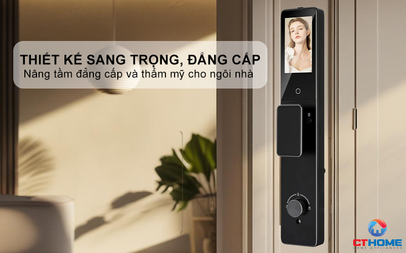 KHOÁ CỬA THÔNG MINH AVOLOCK AL 78TFV CẢM BIẾN VÂN TAY, KHUÔN MẶT AL78TFV 1