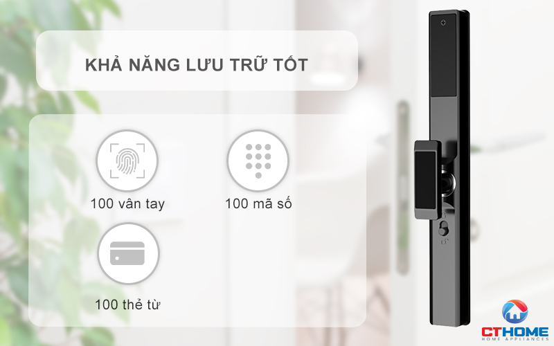 KHÓA CỬA NHÔM AVOLOCK AN 383 NHẬN DIỆN VÂN TAY AN383 10