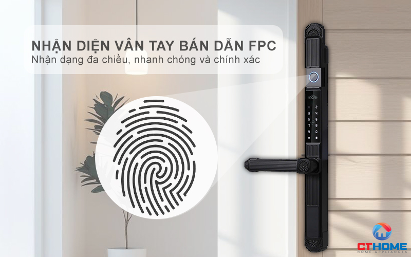 KHÓA CỬA NHÔM AVOLOCK AN 389 NHẬN DIỆN VÂN TAY AN389 2