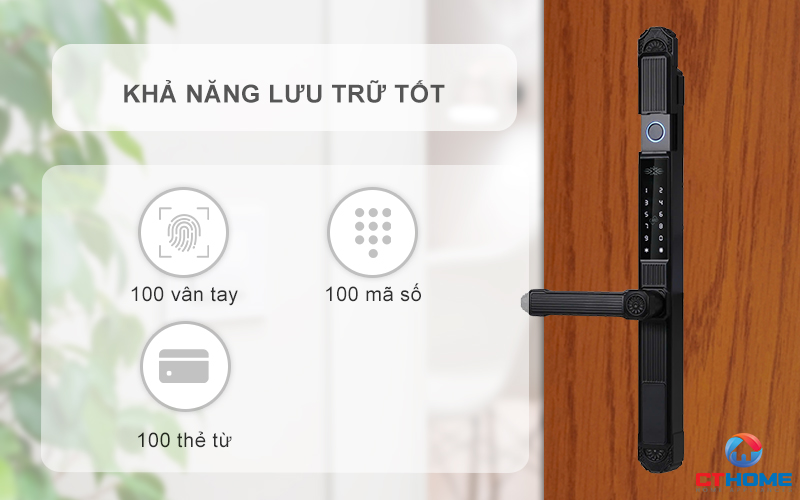 KHÓA CỬA NHÔM AVOLOCK AN 389 NHẬN DIỆN VÂN TAY AN389 9