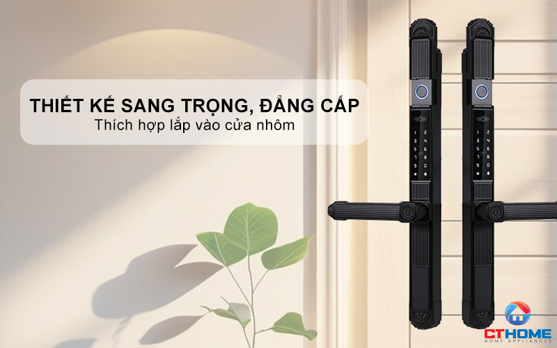 KHÓA CỬA NHÔM AVOLOCK AN 389 NHẬN DIỆN VÂN TAY AN389 1