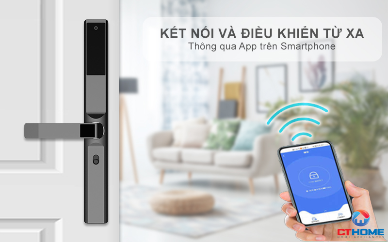 KHÓA CỬA NHÔM AVOLOCK AN 393 MÀU ĐEN NHẬN DIỆN VÂN TAY AN393 7
