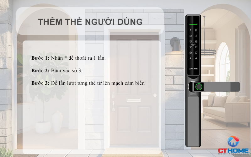KHÓA CỬA NHÔM AVOLOCK AN 393 MÀU ĐEN NHẬN DIỆN VÂN TAY AN393 5