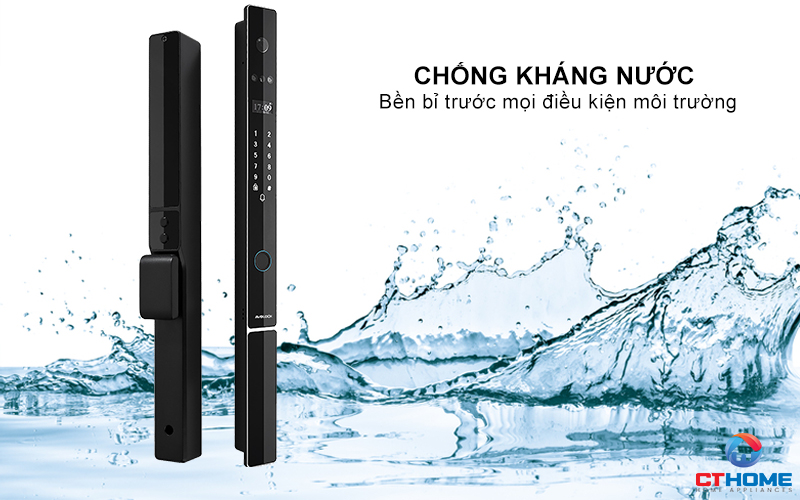 KHÓA CỬA NHÔM AVOLOCK AN 396 NHẬN DIỆN VÂN TAY AN396 4