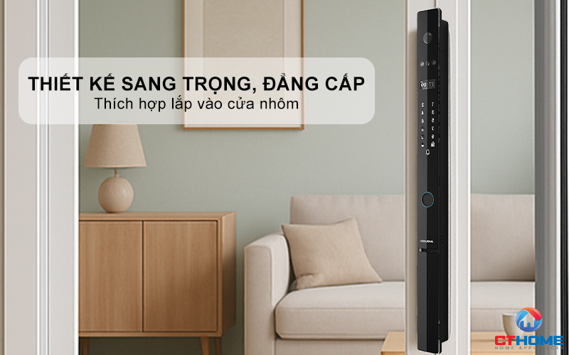 KHÓA CỬA NHÔM AVOLOCK AN 396 NHẬN DIỆN VÂN TAY AN396 1