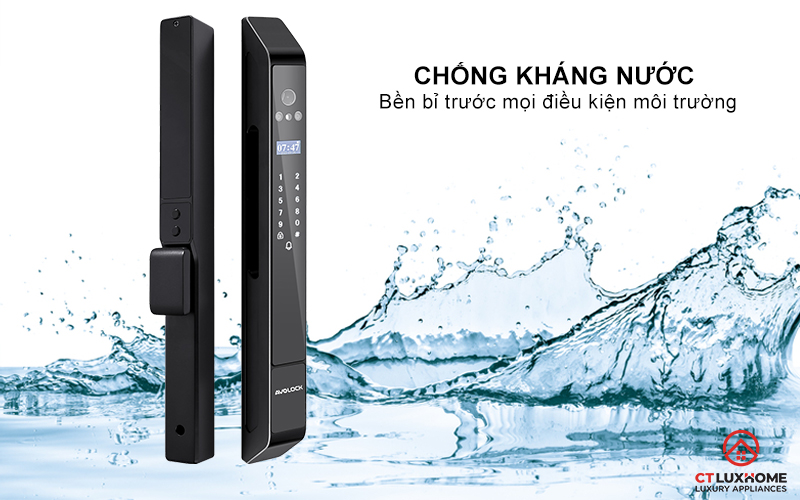 KHÓA CỬA NHÔM AVOLOCK AN 398 NHẬN DIỆN VÂN TAY, KHUÔN MẶT AN398 3
