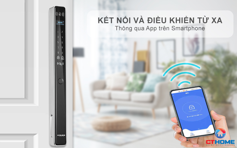 KHÓA CỬA NHÔM AVOLOCK AN 399F MÀU XÁM NHẬN DIỆN VÂN TAY, KHUÔN MẶT AN399F 4