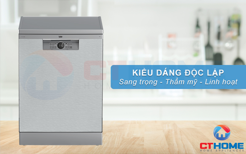 MÁY RỬA BÁT ĐỘC LẬP BEKO BDFN26430XC - 14 BỘ 1