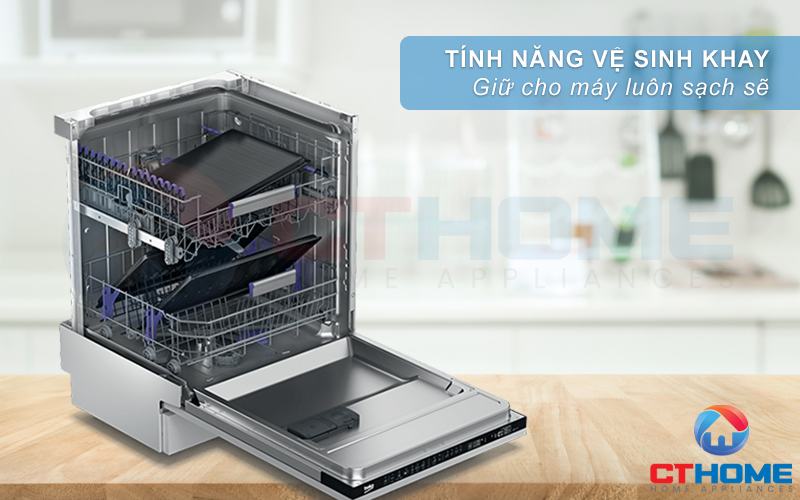 MÁY RỬA BÁT ĐỘC LẬP BEKO BDFN26430XC - 14 BỘ 5