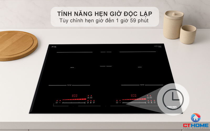 BẾP TỪ 2 VÙNG NẤU KOCHER DI-333SE DI333SE 9