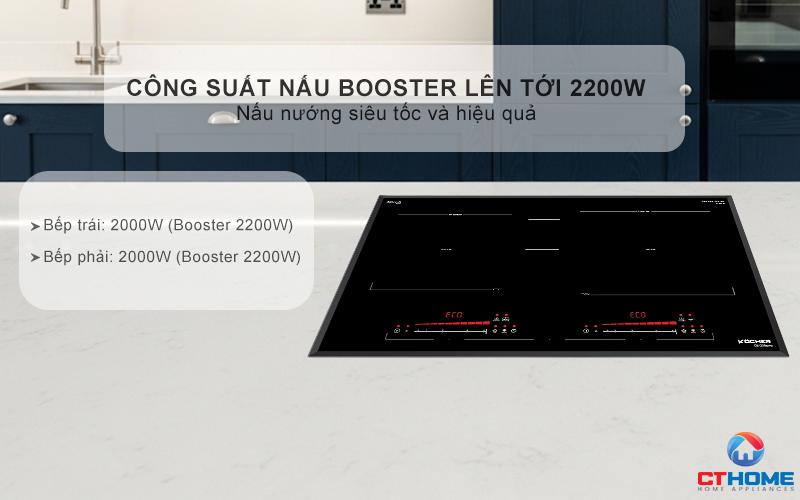 BẾP TỪ 2 VÙNG NẤU KOCHER DI-339SE DI339SE 3