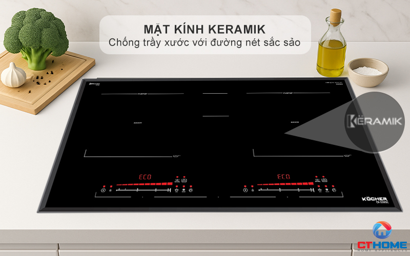 BẾP TỪ 2 VÙNG NẤU KOCHER DI-339SE DI339SE 2