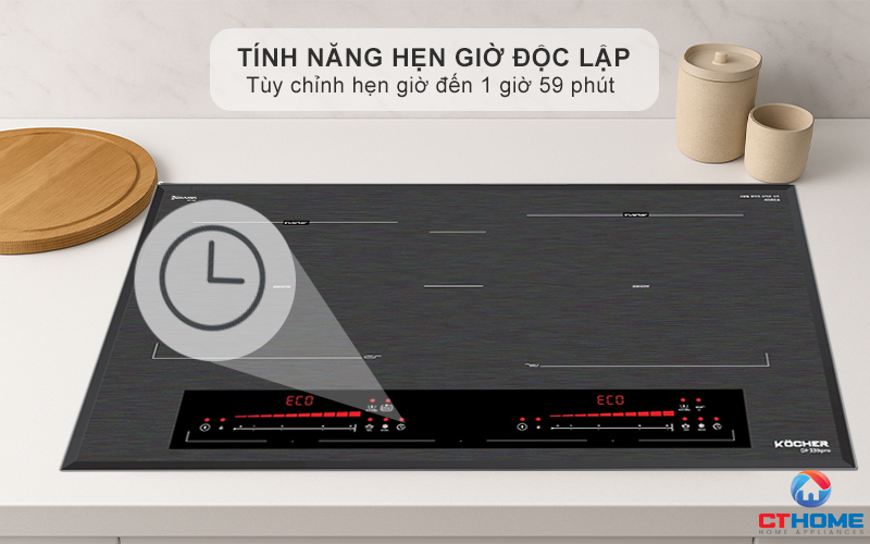 BẾP TỪ 2 VÙNG NẤU KOCHER DI-339PRO DI339PRO 10