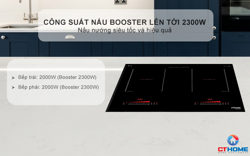 BẾP TỪ ĐÔI 2 VÙNG NẤU KOCHER  DI-330 PLUS DI330PLUS 3