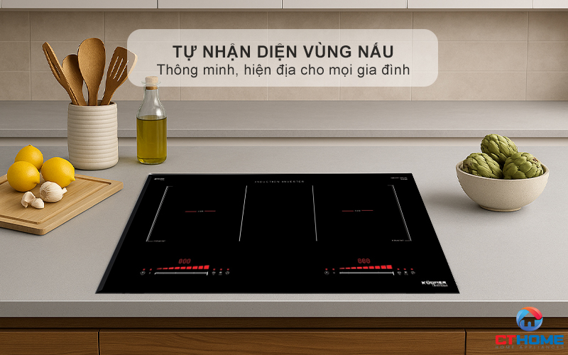 BẾP TỪ ĐÔI 2 VÙNG NẤU KOCHER  DI-330 PLUS DI330PLUS 8