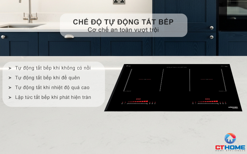 BẾP TỪ ĐÔI 2 VÙNG NẤU KOCHER  DI-330 PLUS DI330PLUS 9