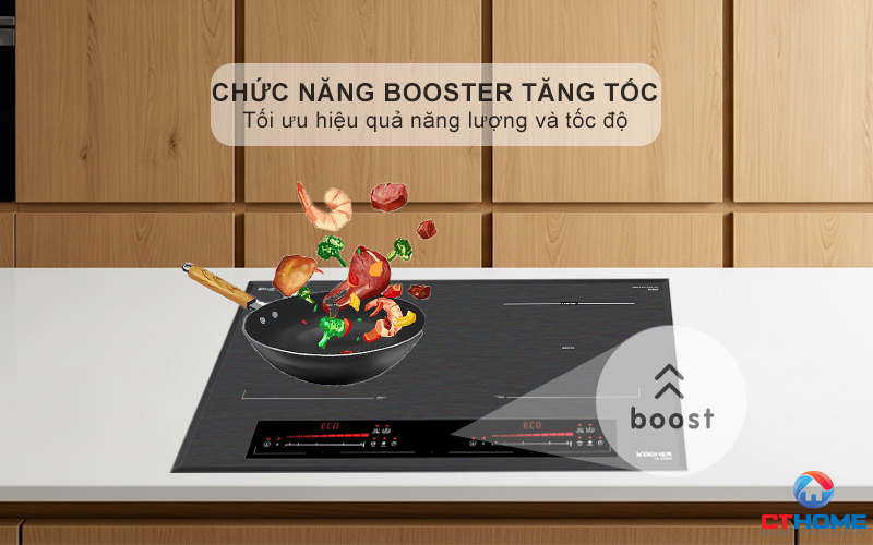 BẾP TỪ 2 VÙNG NẤU  Kocher DI-338SE MÀU XÁM DI338SE 3