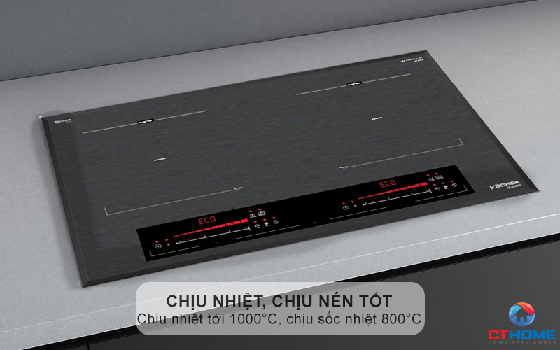 BẾP TỪ 2 VÙNG NẤU  Kocher DI-338SE MÀU XÁM DI338SE 5