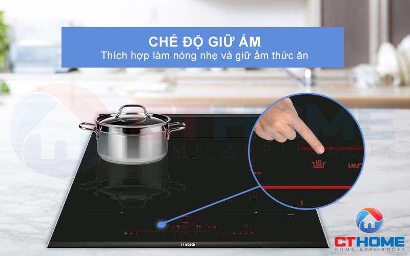 Chế độ giữ ấm giúp bạn làm nóng nhẹ đảm bảo được hương vị đậm đà của thức ăn