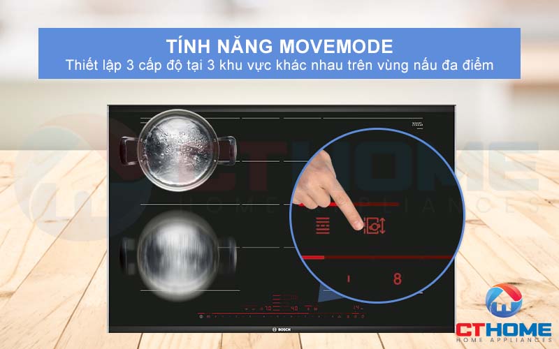 Cài đặt 3 mức công suất khác nhau trên vùng đa điểm với MoveMode.