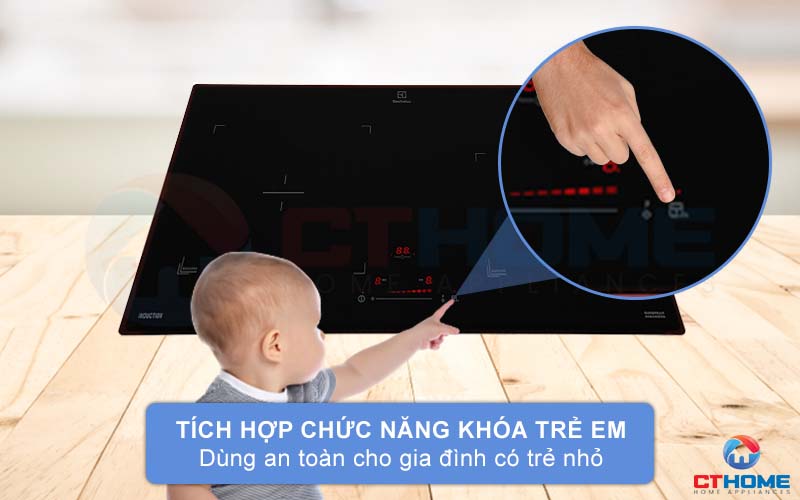 Khóa trẻ em an toàn cho các gia đình có trẻ nhỏ