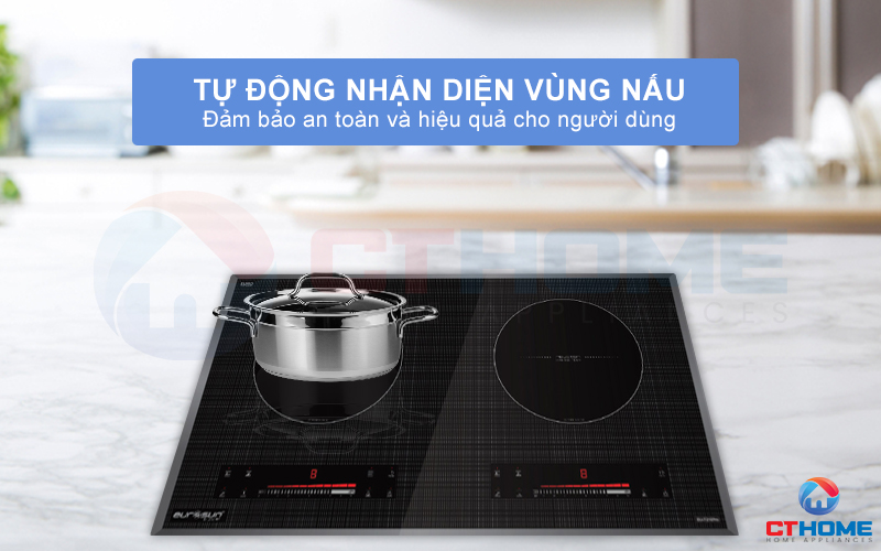 Chức năng tự động nhận diện vùng nấu