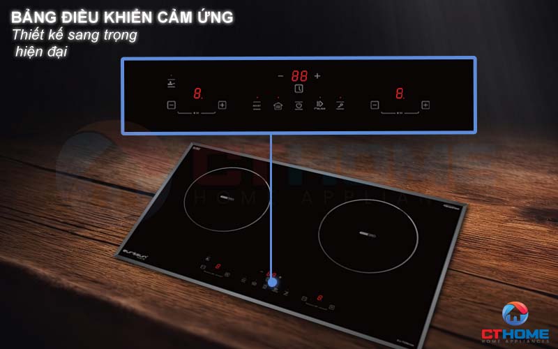 Bảng điều khiển cảm ứng Slider hiển thị trực quan dễ dàng thao tác