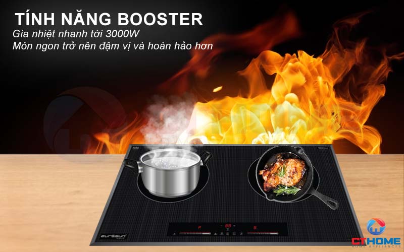 BẾP TỪ 2 VÙNG NẤU EUROSUN EU-T710PRO SILVER 3600W EUT710PRO 7