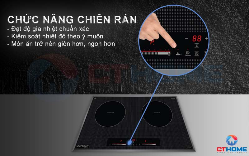 BẾP TỪ 2 VÙNG NẤU EUROSUN EU-T710PRO SILVER 3600W EUT710PRO 8