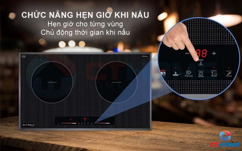 BẾP TỪ 2 VÙNG NẤU EUROSUN EU-T710PRO SILVER 3600W EUT710PRO 10
