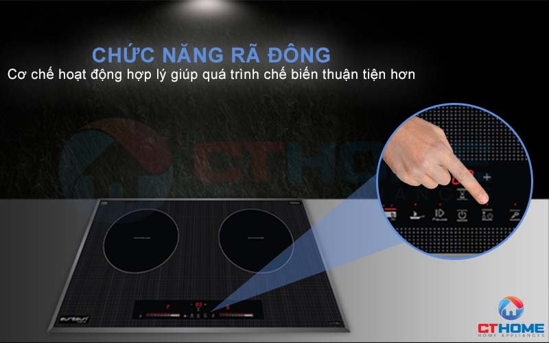 BẾP TỪ 2 VÙNG NẤU EUROSUN EU-T710PRO SILVER 3600W EUT710PRO 9
