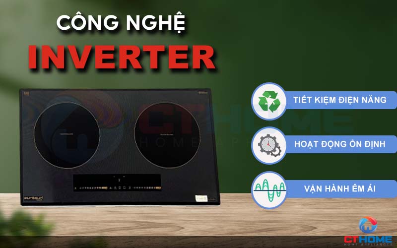 Công nghệ Inverter hoạt động ổn định, giúp tiết kiệm năng lượng.