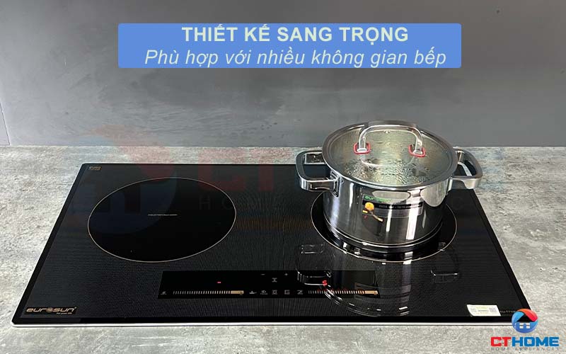 Thiết kế hiện đại, phù hợp với nhiều không gian bếp