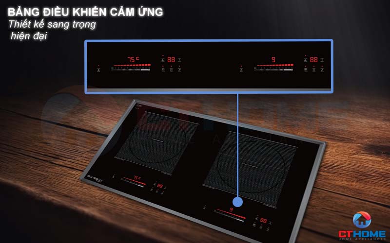 BẾP TỪ EUROSUN EU-T726PRO 2 VÙNG NẤU 3600W EUT726PRO 4