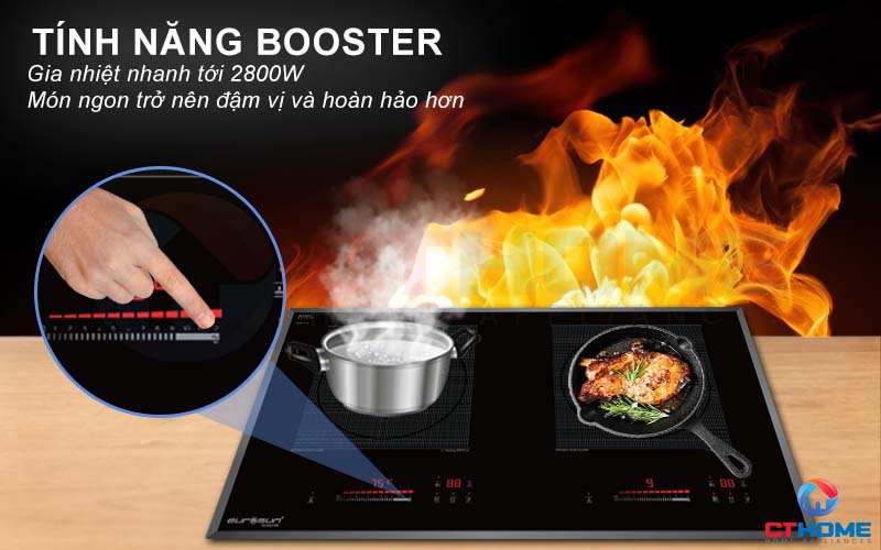 BẾP TỪ EUROSUN EU-T726PRO 2 VÙNG NẤU 3600W EUT726PRO 7