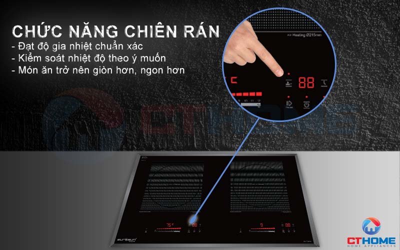 BẾP TỪ EUROSUN EU-T726PRO 2 VÙNG NẤU 3600W EUT726PRO 8